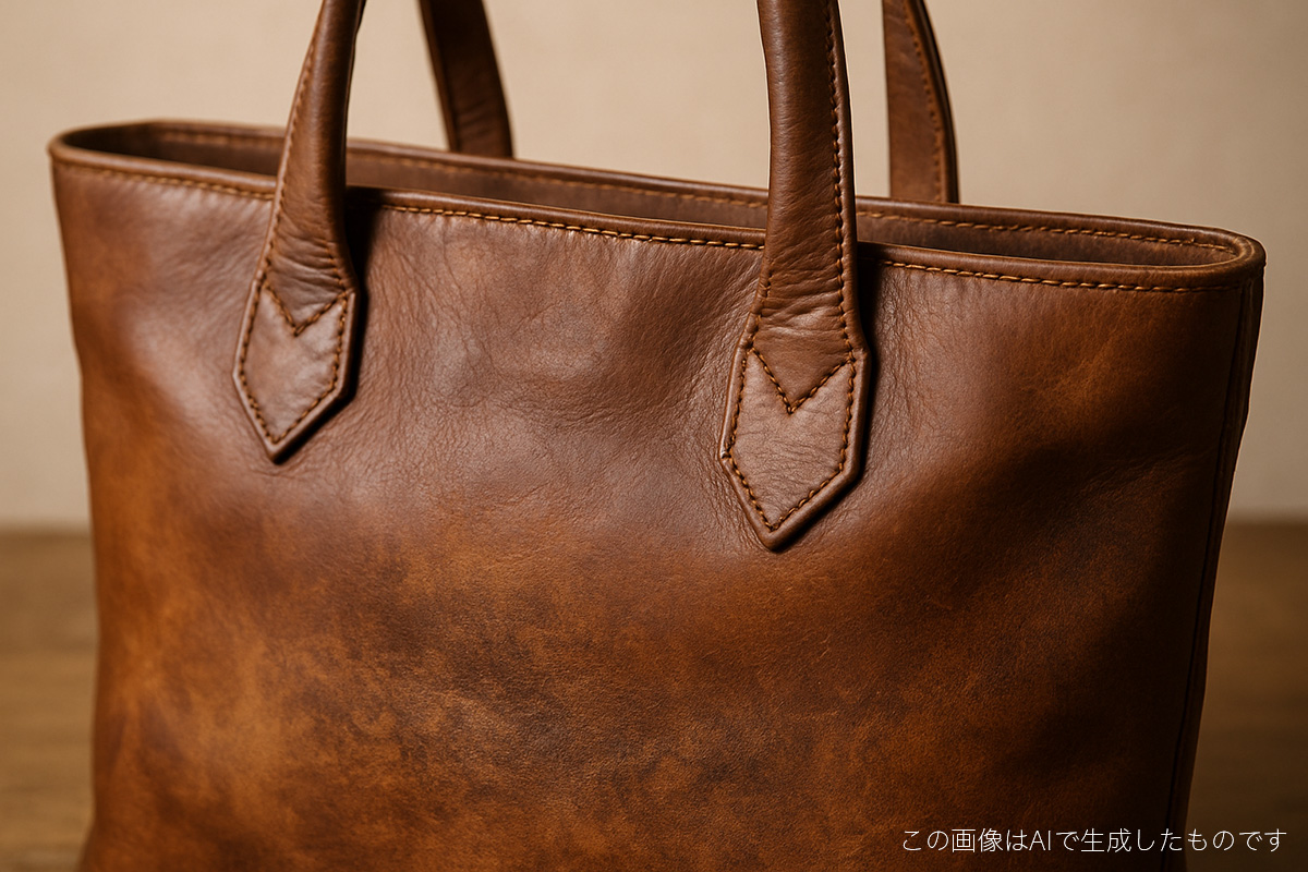 革のトートバッグの汚れの落とし方――“水洗いNG”を覆す特許ケア